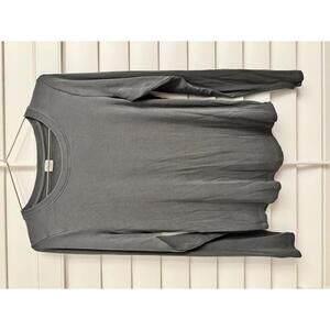 Wilfred Free ribbed long sleeve grey size Large